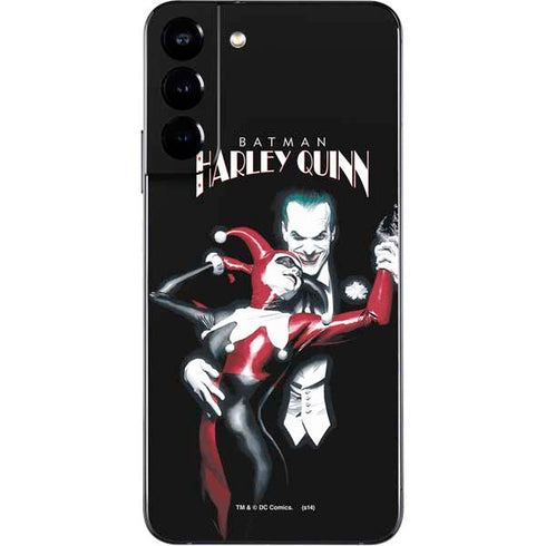 DC Comics The Joker Batman: Harley Quinn Cover #1 Art by Alex Ross. Piece Also known as Tango with Evil Galaxy S22 Plus Skin